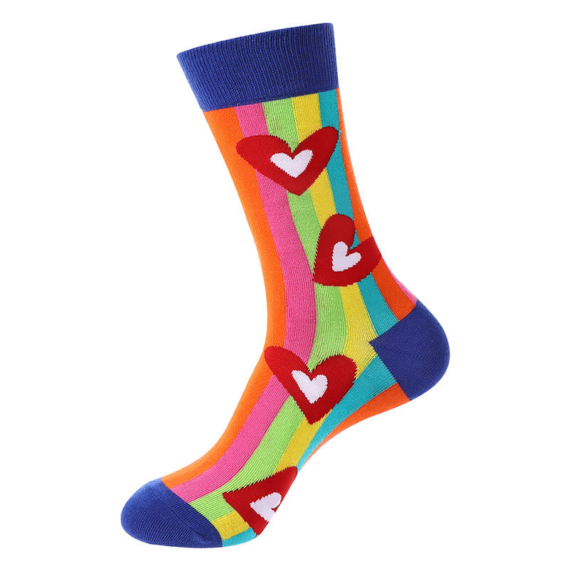 Chaussettes à motif cœur (5 paires) - image 8