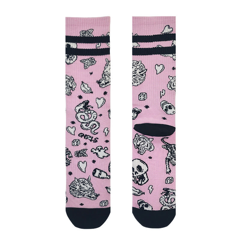 Chaussettes gothiques audacieuses (3 paires) - image 1