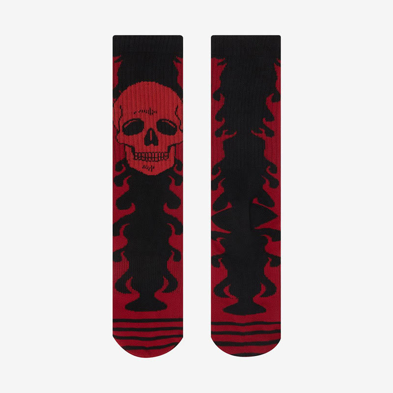 Chaussettes à motifs de crânes et de squelettes (3 paires) - image 2