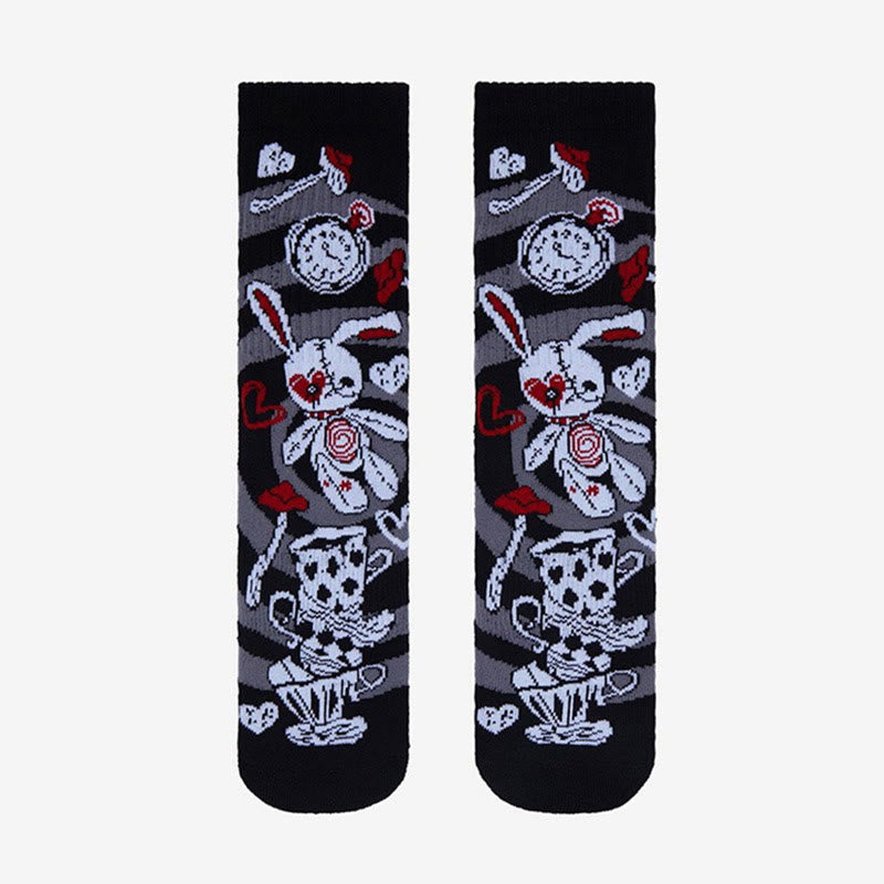 Chaussettes à motifs de crânes et de squelettes (3 paires) - image 3