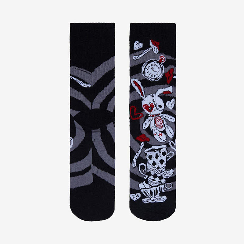 Chaussettes à motifs de crânes et de squelettes (3 paires) - image 4