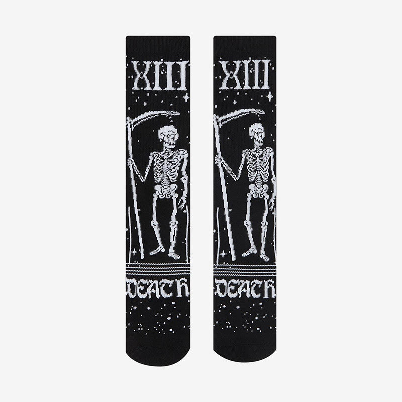 Chaussettes à motifs de crânes et de squelettes (3 paires) - image 5