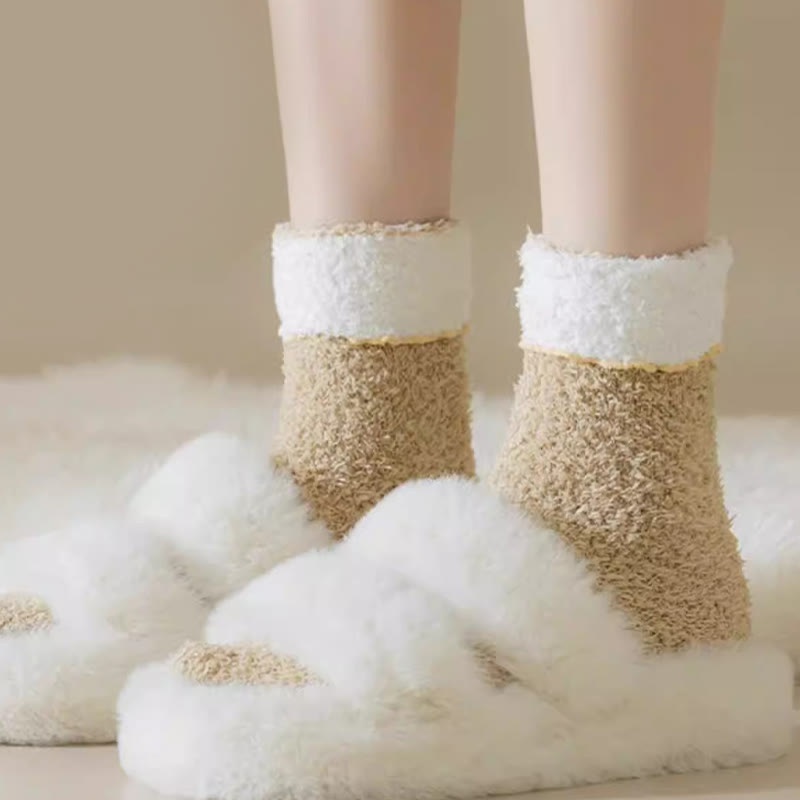 Chaussettes de nuit en polaire corail (7 paires) - image 7