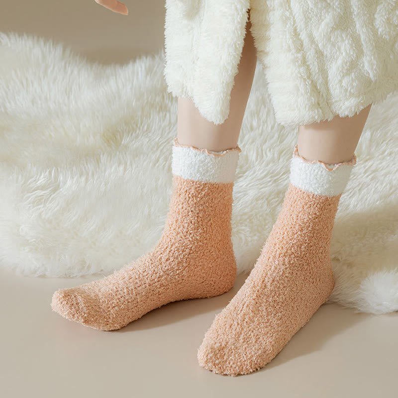 Chaussettes de nuit en polaire corail (7 paires) - image 10
