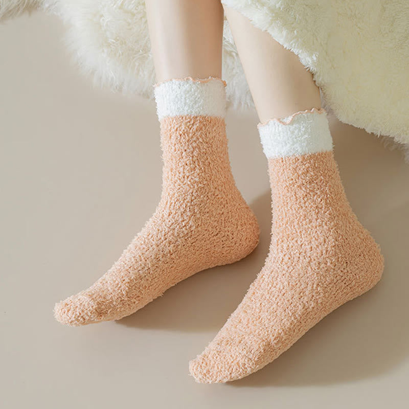 Chaussettes de nuit en polaire corail (7 paires) - image 8