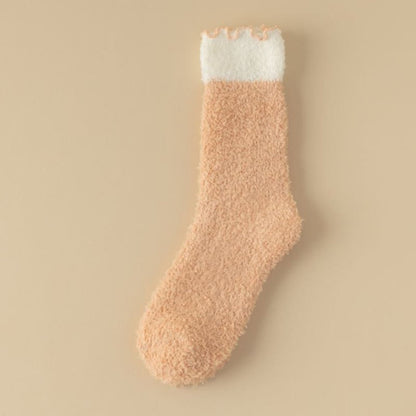 Chaussettes de nuit en polaire corail (7 paires) - Orange - UE 36- 40(US 3-7) - image 17