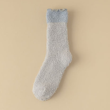 Chaussettes de nuit en polaire corail (7 paires) - Gris - UE 36- 40(US 3-7) - image 15