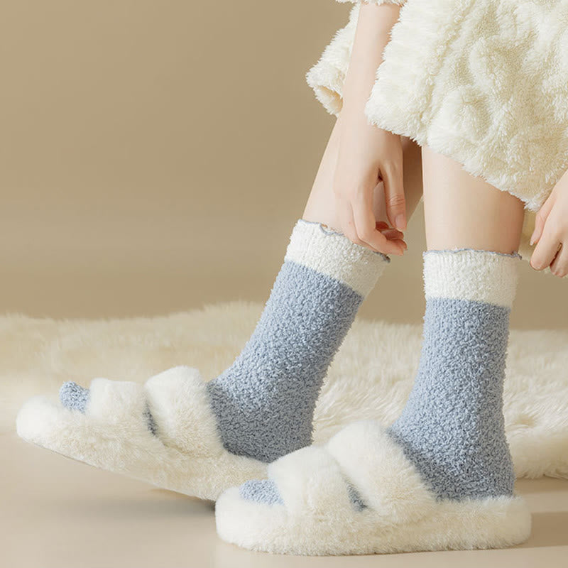 Chaussettes de nuit en polaire corail (7 paires) - image 5