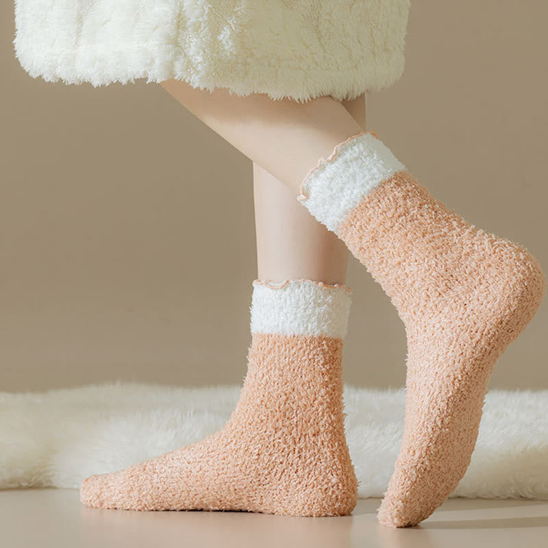 Chaussettes de nuit en polaire corail (7 paires) - image 9