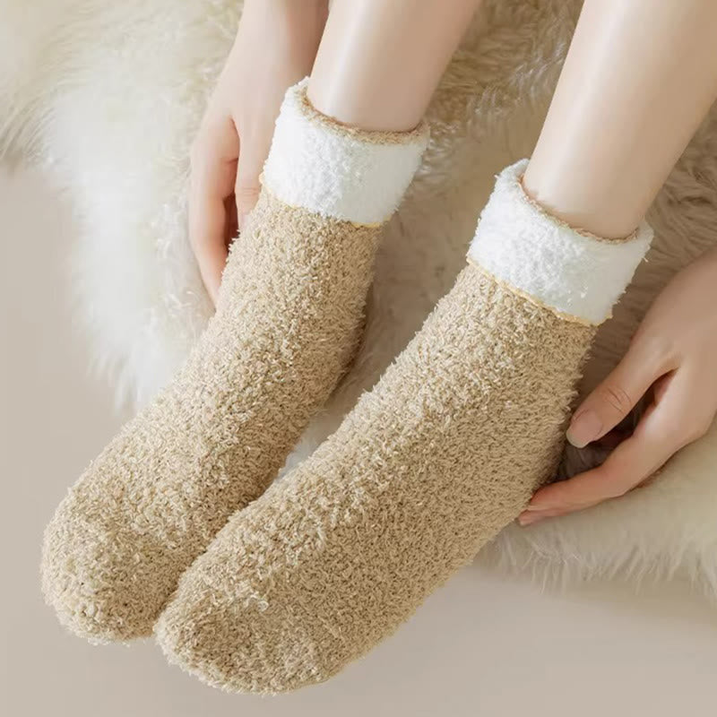 Chaussettes de nuit en polaire corail (7 paires) - image 1