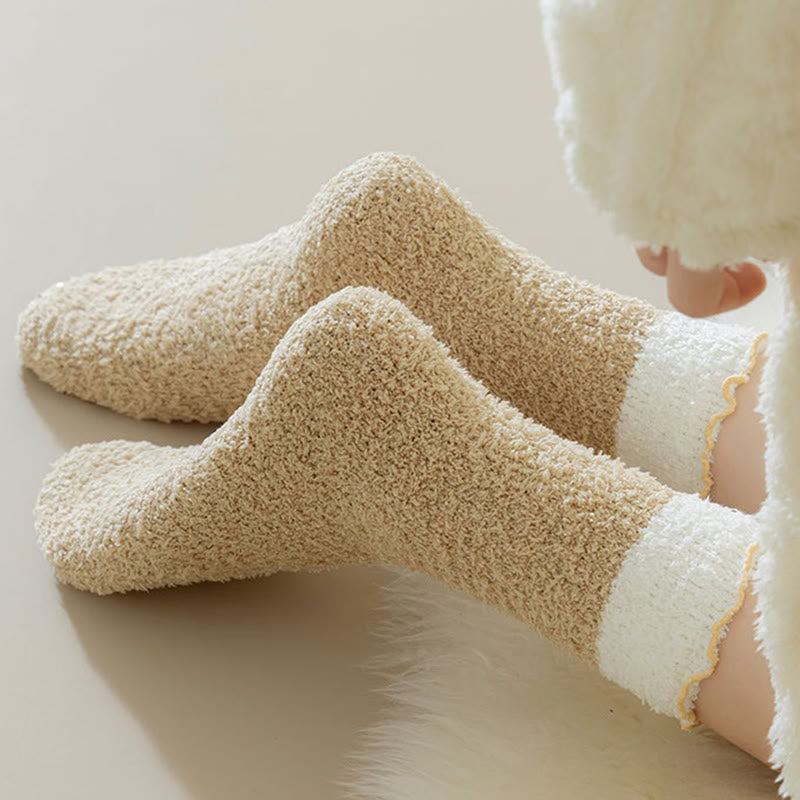 Chaussettes de nuit en polaire corail (7 paires) - image 3