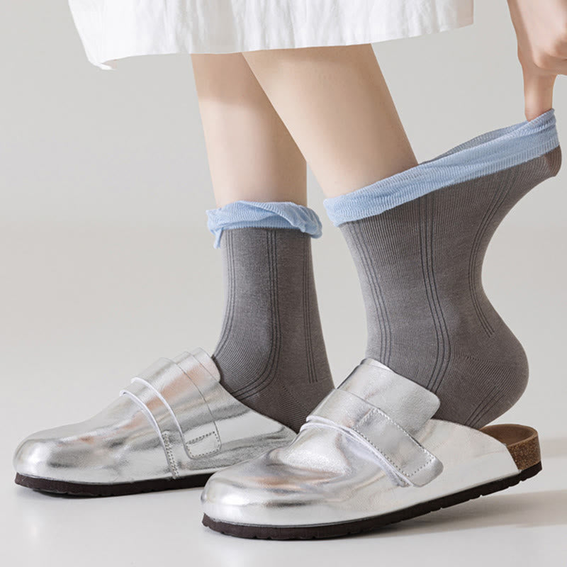 Chaussettes de nuit grises (5 paires) - image 7
