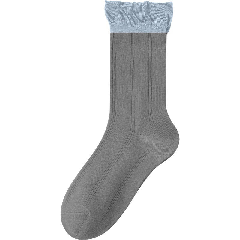 Chaussettes de nuit grises (5 paires) - Gris foncé - UE 36- 40(US 3-7) - image 9
