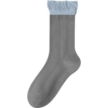 Chaussettes de nuit grises (5 paires) - Gris foncé - UE 36- 40(US 3-7) - image 9