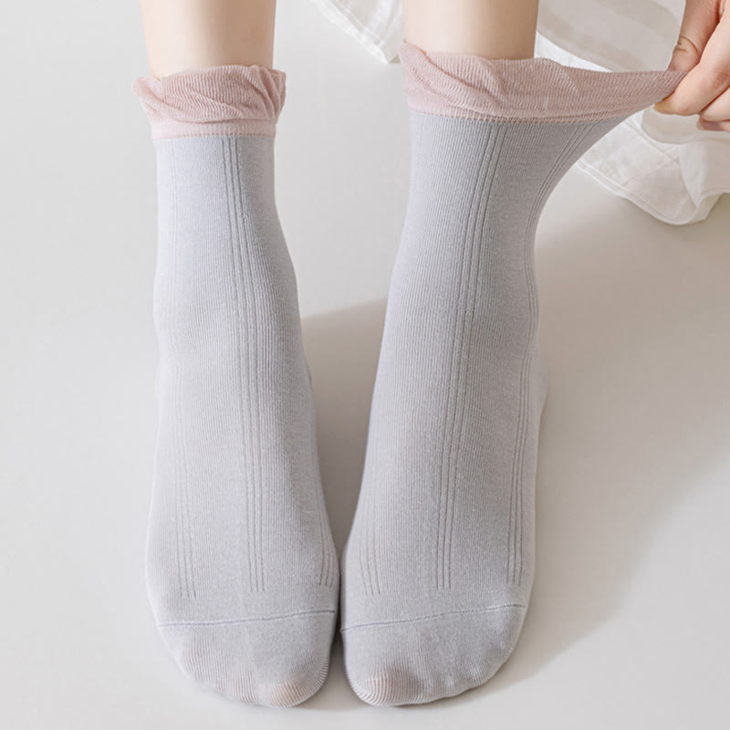 Chaussettes de nuit grises (5 paires) - image 1
