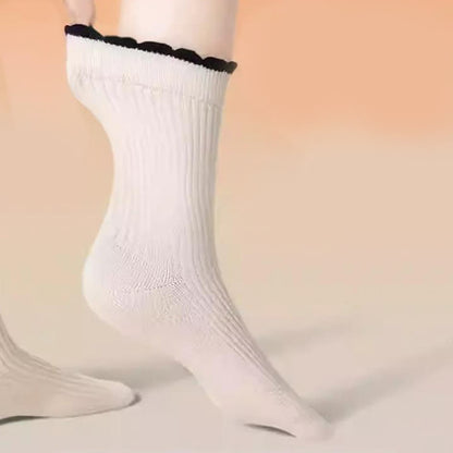 Chaussettes de nuit épaisses en soie de mûrier (3 paires) - image 8