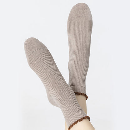Chaussettes de nuit épaisses en soie de mûrier (3 paires) - image 3