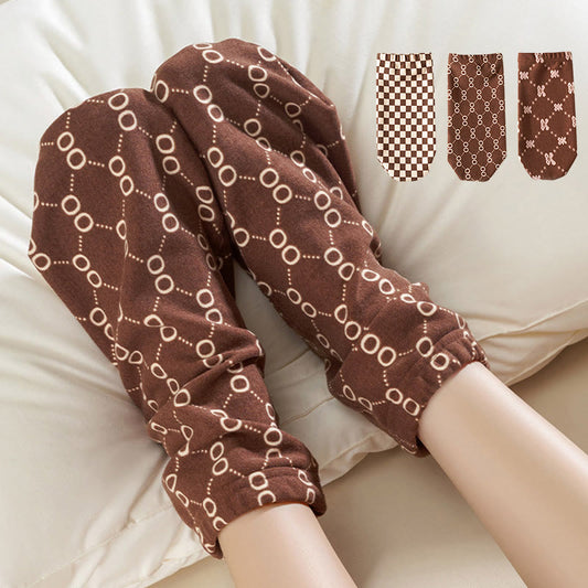 Chaussettes de nuit chaudes en polaire Merlad (3 paires) - Multicolore - UE 36- 40(US 3-7) - image 0