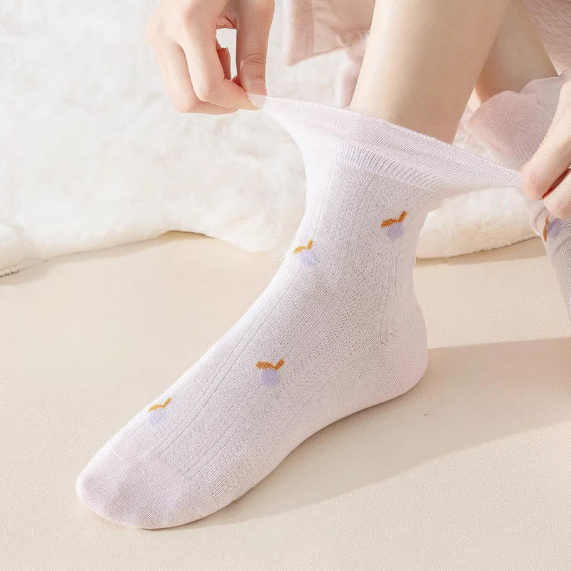 Chaussettes de nuit en pur coton de printemps (6 paires) - image 4