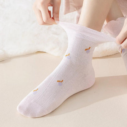 Chaussettes de nuit en pur coton de printemps (6 paires) - image 4