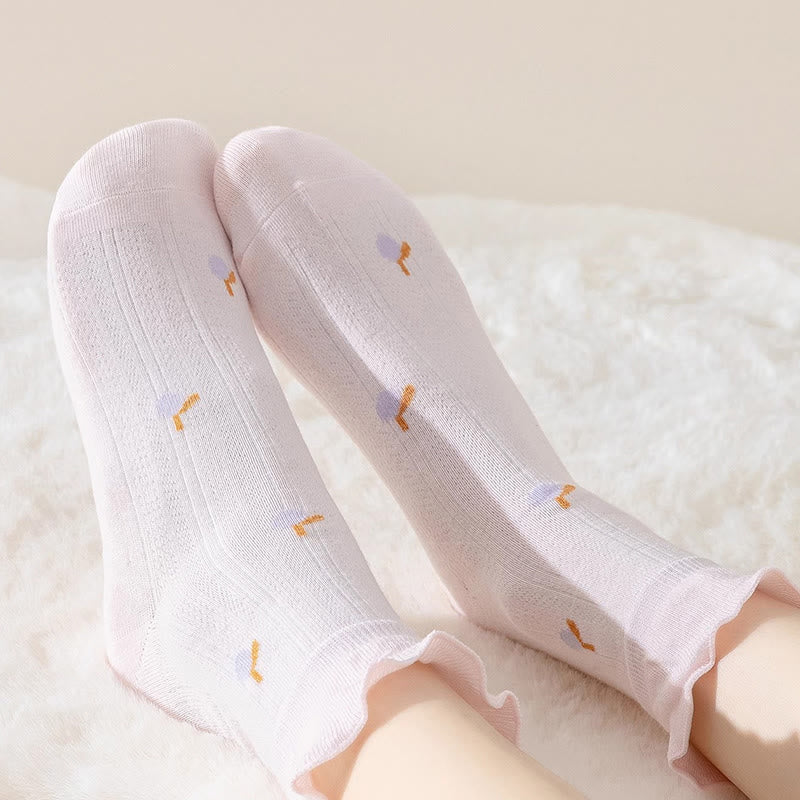 Chaussettes de nuit en pur coton de printemps (6 paires) - image 5
