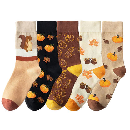 Chaussettes à motif Halloween (5 paires) - image 7