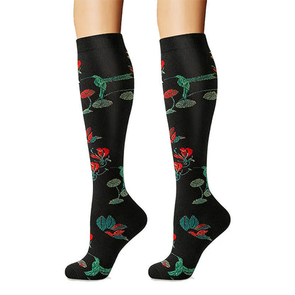 Chaussettes de compression élégantes et de soutien (6 paires) - image 1