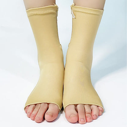Manchons de compression post-opératoires à fermeture éclair et orteils ouverts - image 1