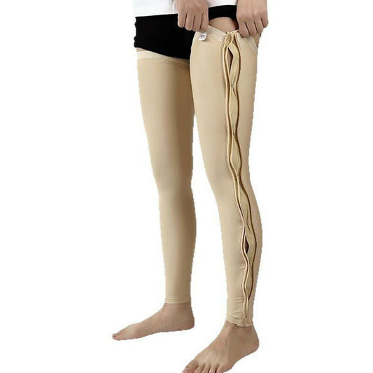 Manchon de compression post-opératoire pour jambe - Nu - S - image 0