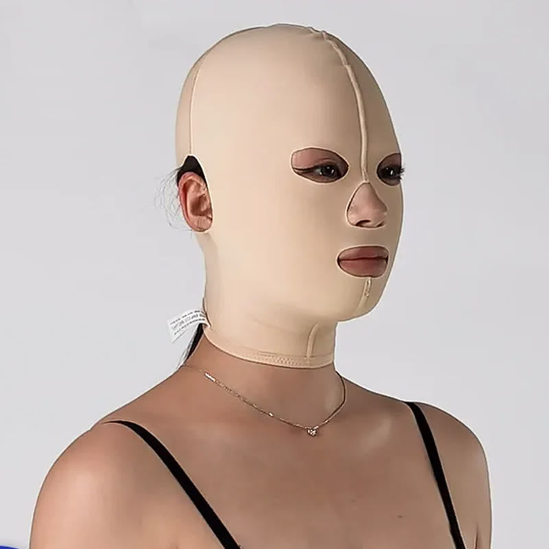Masque facial à ouverture flexible post-opératoire - Nu - S - image 0