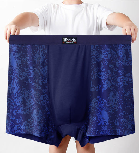 Boxers mi-longs en jacquard Dragon - image 0