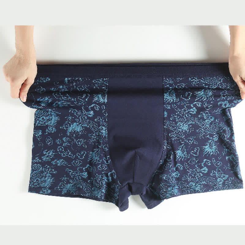 Boxers à élastique large et motif doré (lot de 2) - image 2