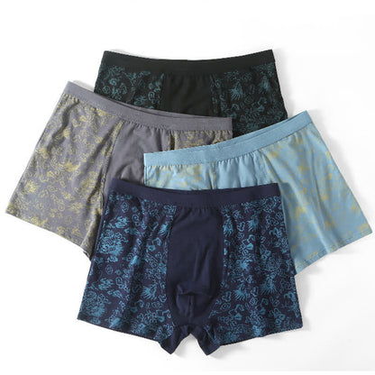 Boxers à élastique large et motif doré (lot de 2) - image 1