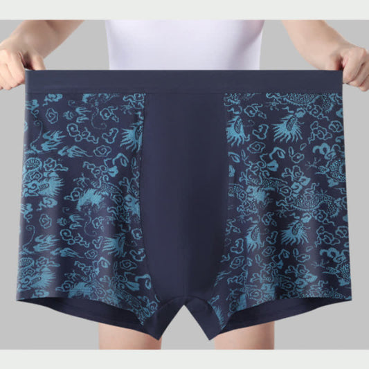 Boxers à élastique large et motif doré (lot de 2) - image 0
