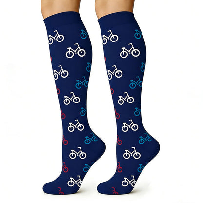 Chaussettes de compression anti-transpiration à imprimé médical (6 paires) - image 2