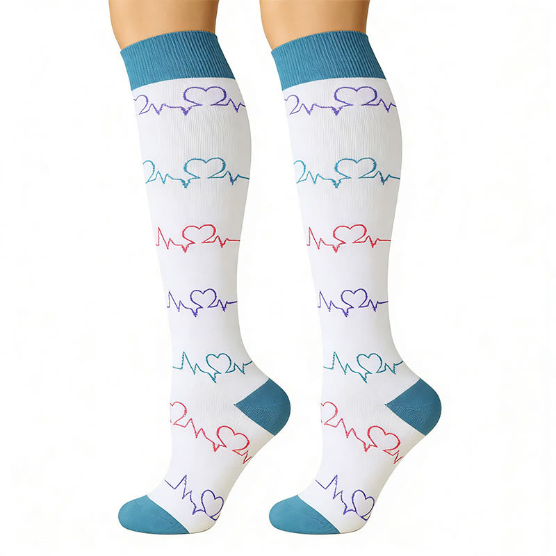 Chaussettes de compression à motifs mignons (7 paires) - image 6
