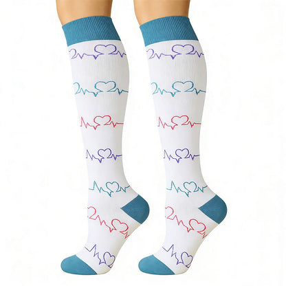 Chaussettes de compression à motifs mignons (7 paires) - image 6