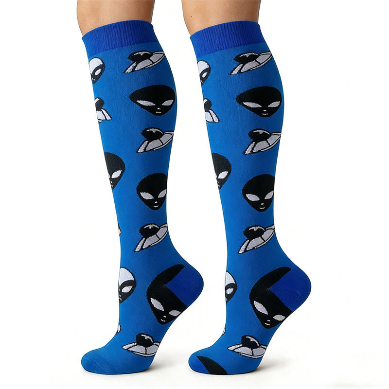 Chaussettes de compression Alien Dog Cat (5 paires) - image 5