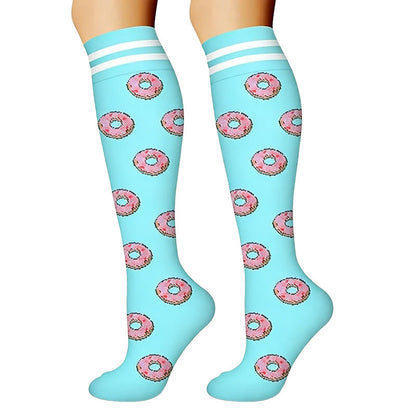 Chaussettes de compression Hamburger Frites (6 paires) - image 2
