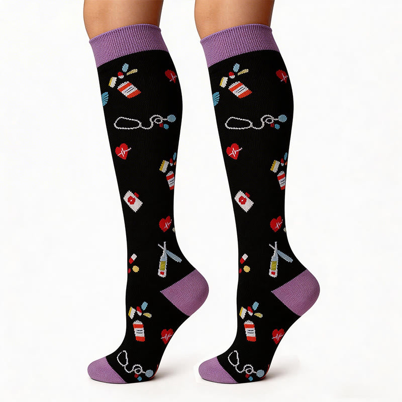 Chaussettes de compression pour fournitures médicales (4 paires) - image 5