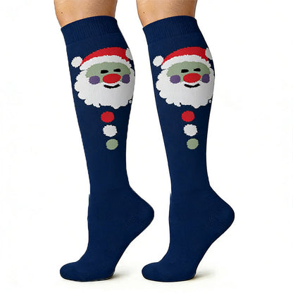 Chaussettes de compression motif élan, bonhomme de neige et ours (6 paires) - image 3