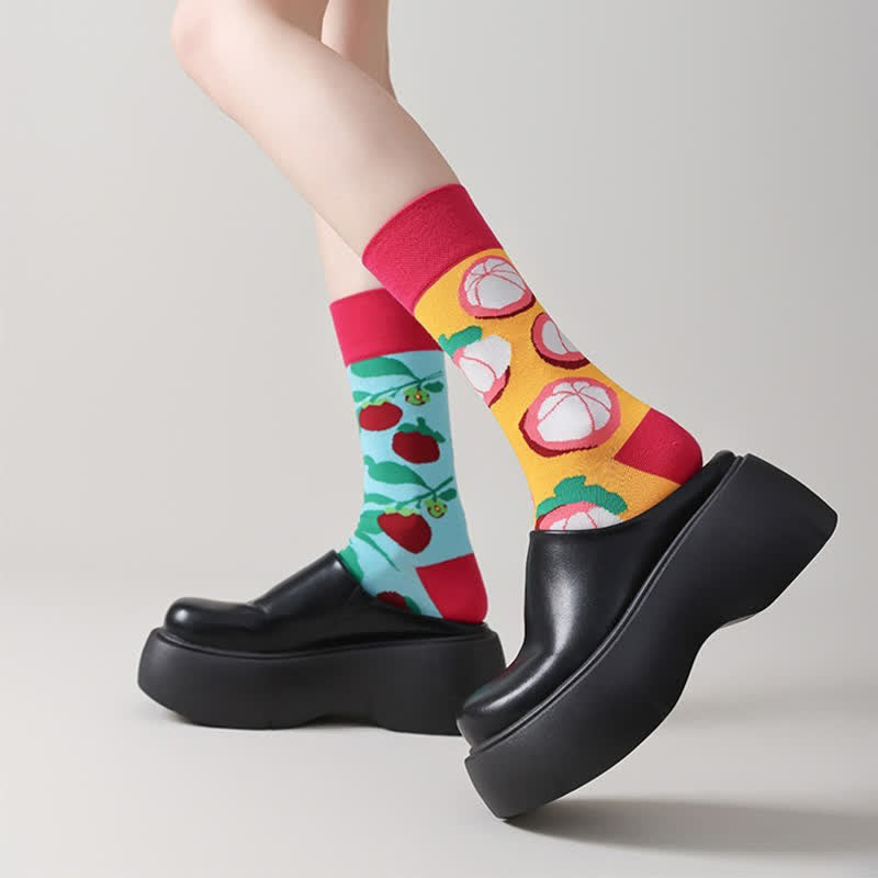 Chaussettes courtes à motif litchi - image 2