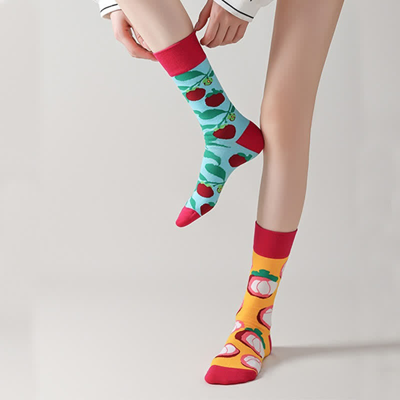 Chaussettes courtes à motif litchi - image 1