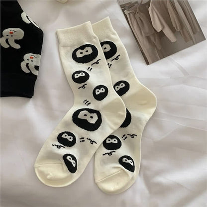 Chaussettes à pois lapin (4 paires) - image 4