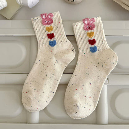 Chaussettes Cozy Bunny Quarter (5 paires) - image 4