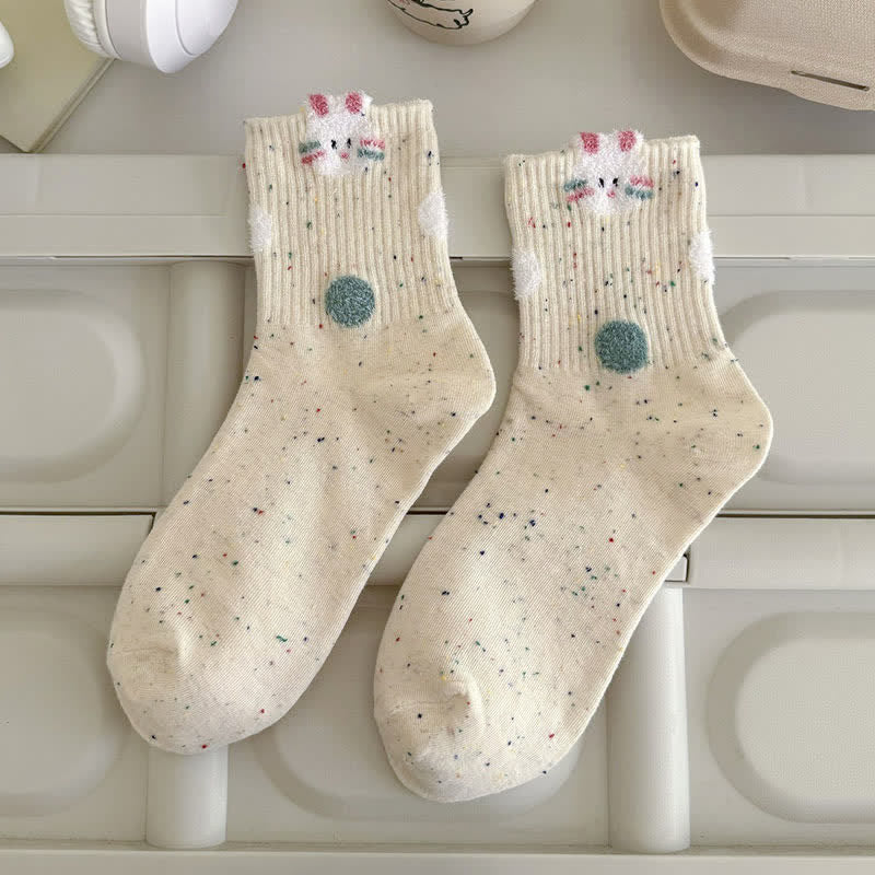 Chaussettes Cozy Bunny Quarter (5 paires) - image 5