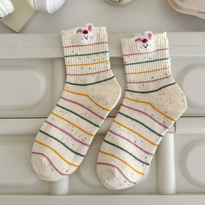 Chaussettes Cozy Bunny Quarter (5 paires) - image 3