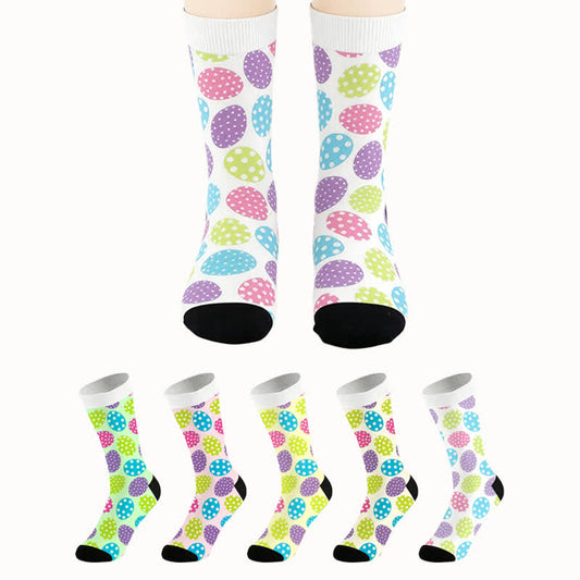 Chaussettes ovales à pois (2 paires) - image 0