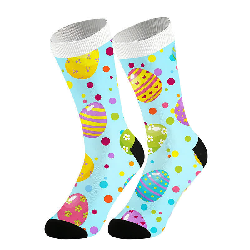Chaussettes pastel œuf de Pâques - Bleu - UE36-44 (US3-10) - image 2