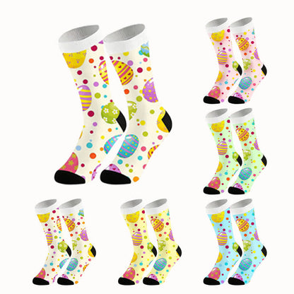 Chaussettes pastel œuf de Pâques - image 1
